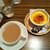 TEA ROOM Yuki Usagi - 料理写真:キャラメルミルクティーとクレームブリュレ