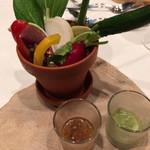 前菜はバーニャカウダ風