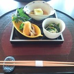 伊万里 - 1品目     前菜(小鉢3種)