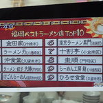 金田家 - この内の３店（金田家、大勝、ぎょらん（力と十割に関連））が北九州ﾗｰﾒﾝﾌｪｽﾀに！