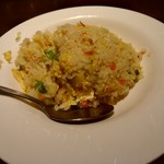 上海華龍 - 【2017.7.06(木)】本日のランチ①の五目チャーハン