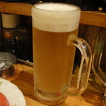 平成大衆酒場　やきとん　じゃんじゃん - パイナップルビールです。