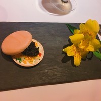 マルゴット エ バッチャーレ - キャビア最中 チーズとマッチして濃厚なお味