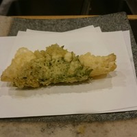 天ぷら 小宮山 - 鱚の昆布締め