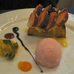 シェ・ムラ - イチゴのタルト、とちおとめのアイス