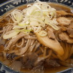 山系無双 烈火 パナンテ京阪天満橋店 - これが山形冷たい肉そばです。