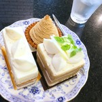 ニシキヤ洋菓子店 - ケーキ3点