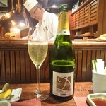 串かつ あーぼん - Bruno Dangin Crémant de Bourgogne(仏)
