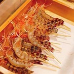 串かつ あーぼん - 活けの車海老