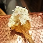 串かつ あーぼん - 里芋　柚子味噌蟹身