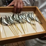 串かつ あーぼん - 琵琶湖産の稚鮎