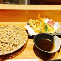 手打ちそば 大石 - 天せいろ。