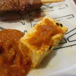 酒蔵 力 - 豆腐も辛味噌で