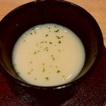 鮨 和さび - ハマグリ出汁の冷たい茶碗蒸し