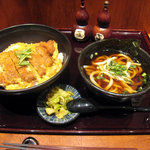 あんぷく - カツ丼　冷たいうどん付き