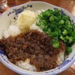 ラーメン若松 - 肉飯（並）です。