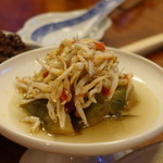 月泉 - しらすと茄子