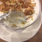 マノ カフェ - 桃のパフェ