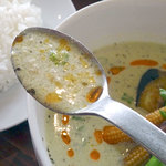 アプランティ - 限定タイ風CoCo夏カレー（ライス大）930円税込＋スープ大盛り