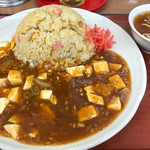 ラーメン まるとも - 麻婆炒飯(大盛)