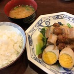 中華風家庭料理 ふーみん - ふーみん(豚肉の梅干煮定食)