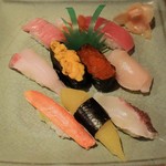 一八寿し - 特上にぎり1人前3,100円