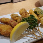 粋や - 串揚げ盛り合わせ