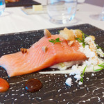 レミニセンス - 〜余韻〜
                                鱒
                                38度の低温でソテーしてあり、柔らかくジューシー