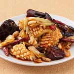 Spicy Sichuan-style stir-fried squid