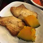 レストランhatago - メインディッシュ①は鯖の塩焼き