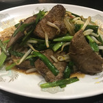 そば処 つる岡 - レバニラ炒め