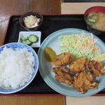 肴亭杉家 - 唐揚定食(2017/07/06撮影)