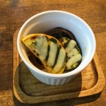 ジャム cafe 可鈴 - 椎茸とズッキーニのバジル焼