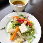 サラダ、スープ