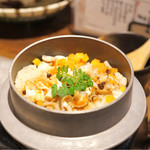 和心 こざる - ☆炙り伝助穴子の釜飯