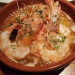 ビストロ ル フルール - 海老のアヒージョ