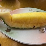 うらしま - デザート　とても甘いパイナップル
