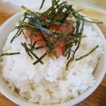 二代目 白神 - 明太子ごはん 150円