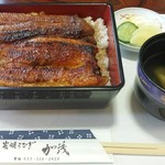 炭焼うなぎ 加茂 - うな重　特上　4000円