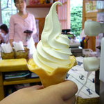 豆腐茶屋 佐白山のとうふ屋 - 豆乳ソフトクリーム