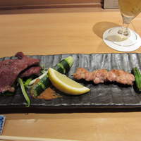 赤坂 金舌 - 串焼き「しびれ」「あぶしん」