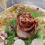 ボニートスープヌードルライク - 蛤と鰹の冷たい麺（7月９日までの限定メニュー）