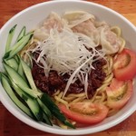 瞠 - 瞠のピリ辛ボロネーゼ（限定麺）＋わんたん