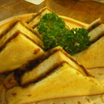 ビヤホールライオン - ビヤホールのカツサンド