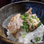 麺処 にそう - こだわりのTKGのチャーシューご飯アップ（ご飯少なめでお願いしました）お米もツヤツヤ！