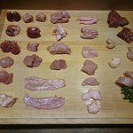 熊の焼鳥106 - 鶏刺し２５種　