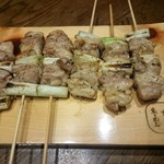 熊の焼鳥106 - 焼物　ももねぎ