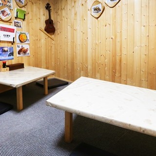 ゆっくりできる小上がり