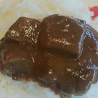 伝承千年の宿 佐勘 - 野菜は煮溶けてビーフがゴロゴロ。