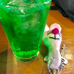 えびすこ本場所 - この時もメロンソーダを頂いてしまいました【ドリンク】